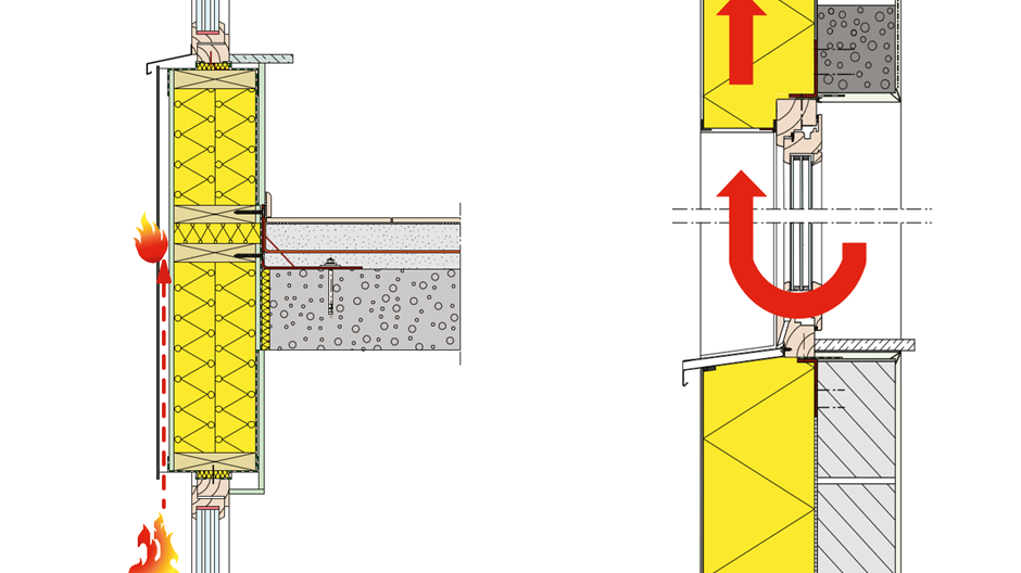 conformité réaction au feu d'éléments de façade