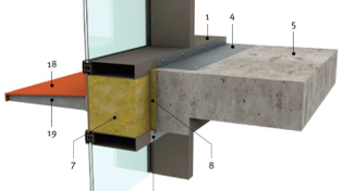 évaluation résistance au feu d'éléments de façade pareflamme