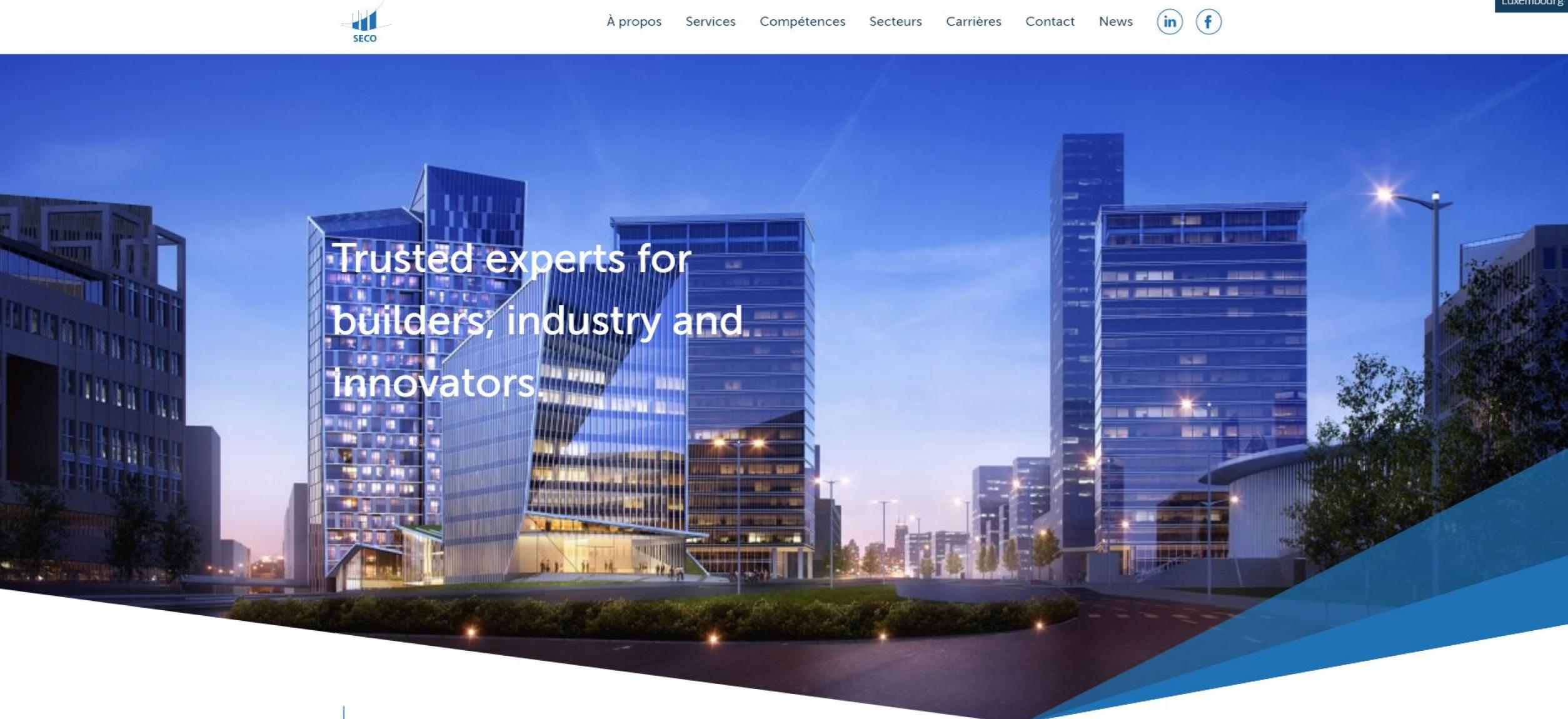 Le nouveau site internet de SECO Luxembourg