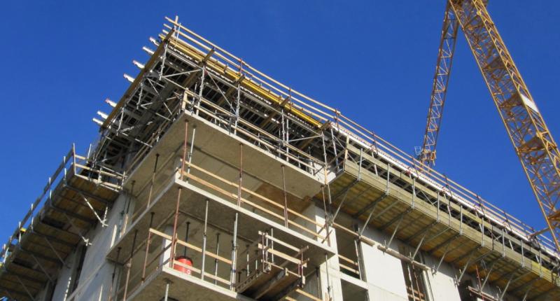 Photo d'un bâtiment en construction représentant santé et protection seco luxembourg