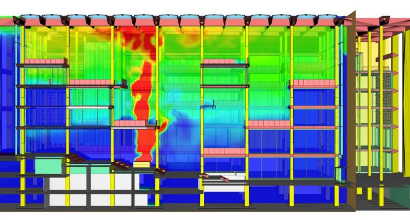 Projet Icone à Belval Luxembourg seco expert assistance de prévention et sécurité incendie